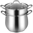 thumbnail image 1 of Costway Durable Stainless Steel 4.2 qt Steamer Multipot Set, 1 of 11