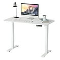 thumbnail image 1 of Costway Electric Adjustable Standing Desk Stand up Workstation w/Control White, 1 of 11