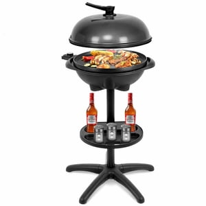 Costway Electric BBQ Grill, 1350W Non-Stick