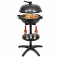 Costway Electrical Outdoor BBQ Grill 1350W Nonstick 4 Temperature