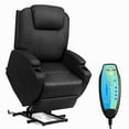 Costway Electric Lift Power Recliner Chair Heated Massage Sofa Lounge w