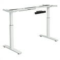 thumbnail image 1 of Costway Electric Stand Up Desk Frame Dual Motor Height Adjustable Stand White, 1 of 12