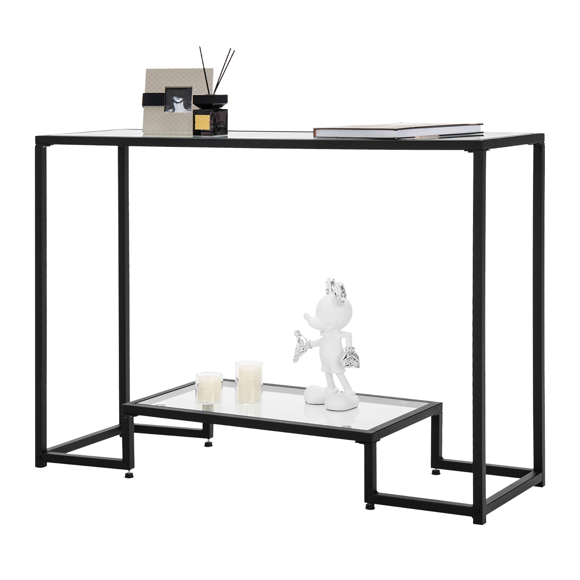 Costway Metal Entryway Hallway Accent Console Sofa Side Table with ...