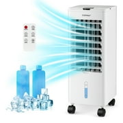 Costway Evaporative Air Cooler Fan Portable Oscillating Swamp with 3 Speeds Modes Remote