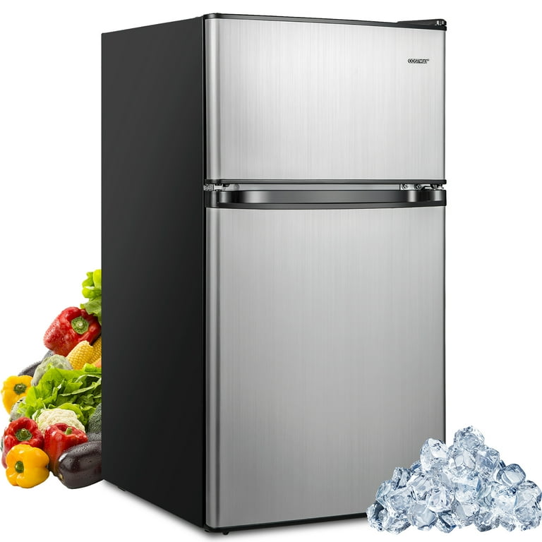 Costway 3.2 Cu.Ft Energy Star Medium Size Mini Refrigerator Costway 3.2 Cu.Ft Energy Star Medium Size Mini Refrigerator