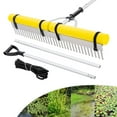 thumbnail image 1 of Costway Floating Weed Lake Rake Pond Weed Cutter with Foam Floats, Extended Handle & Rope, 1 of 11