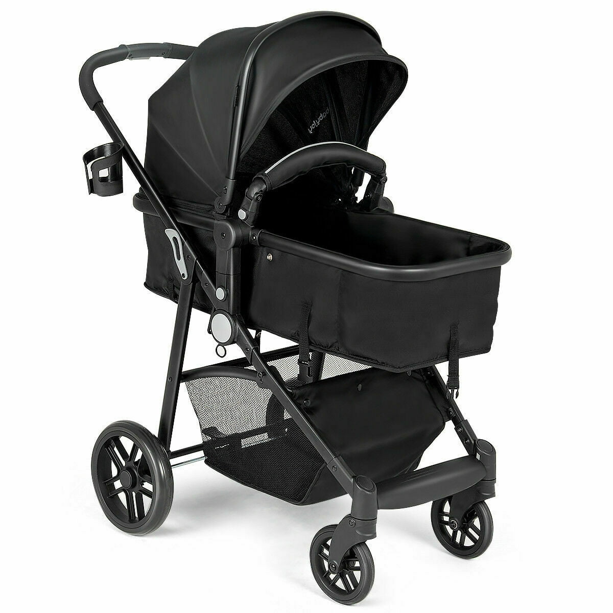 Walmart exclusive discounts  Costway Foldable Single-Sit Toddler Stroller 2-in-1, Newborn to 36 Months, Travel Buggy Pushchair, Black