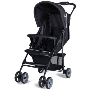 Costway Lightweight Baby Stroller with 5-Point Harness, Black
