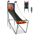 thumbnail image 1 of Costway Foldable Single Shot Basketball Arcade Game W/Electronic Scorer 3 Basketballs, 1 of 11