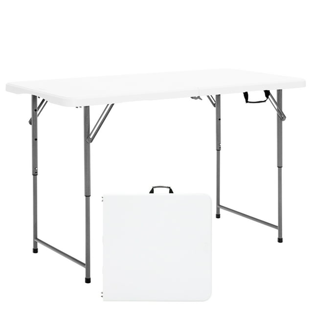 Costway Portable Folding Table for Indoor & Outdoor with Handle, 3