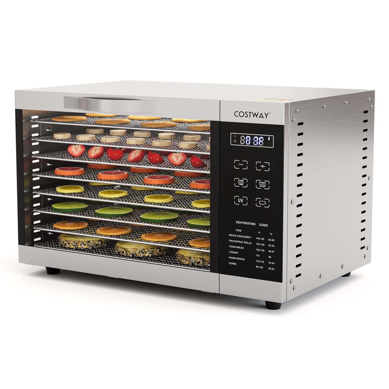 Free Shipping! Costway Electric Food Dehydrator, 85°F-160°F, 8