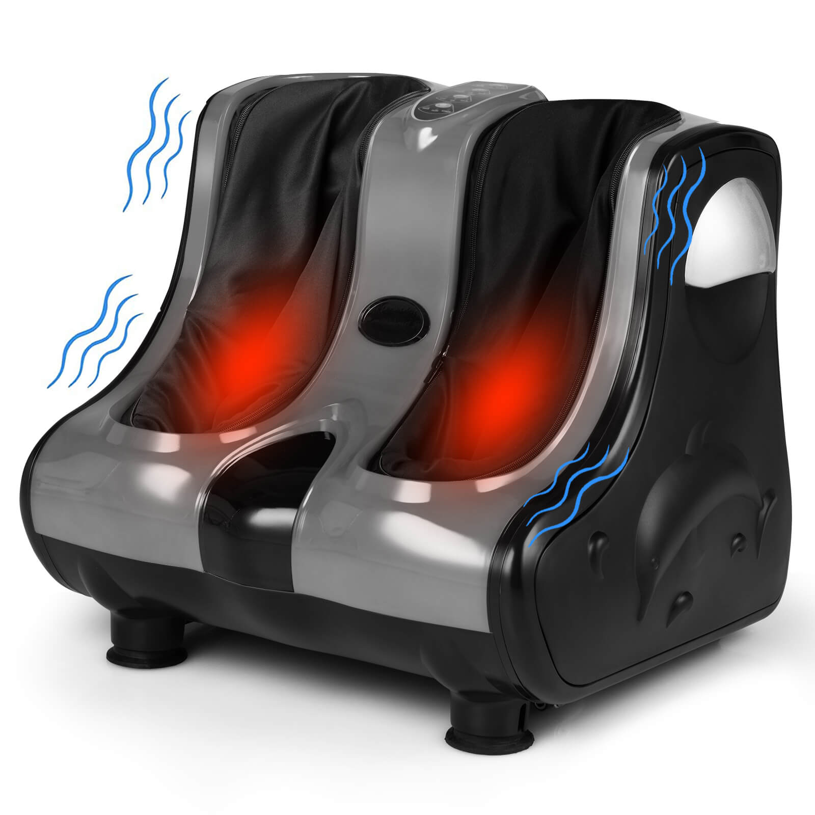 Costway Foot Calf Massager With Heat Vibration Deep Kneading Shiatsu Costway Foot Calf Massager With Heat Vibration Deep Kneading Shiatsu