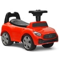 thumbnail image 1 of Costway Foot-to-Floor Kids Ride-On Push Car Toddler Sliding Car w/ Horn and Music Red, 1 of 11