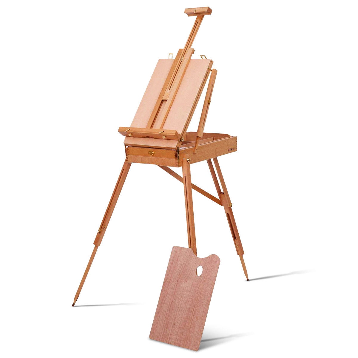 SINOART Ready To ship Wooden French Easel Wholesale Easel Box Oil