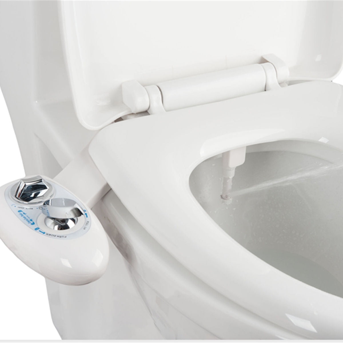 Costway Fresh Water Spray NonElectric Mechanical Bidet Toilet Seat