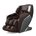 thumbnail image 1 of Costway Full Body Zero Gravity Massage Chair w/SL Track Voice Control Heat Brown, 1 of 12