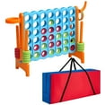 thumbnail image 1 of Costway 4 in A Row Jumbo 4-to-Score Game Set W/Storage Carrying Bag for Kids Adult, 1 of 12