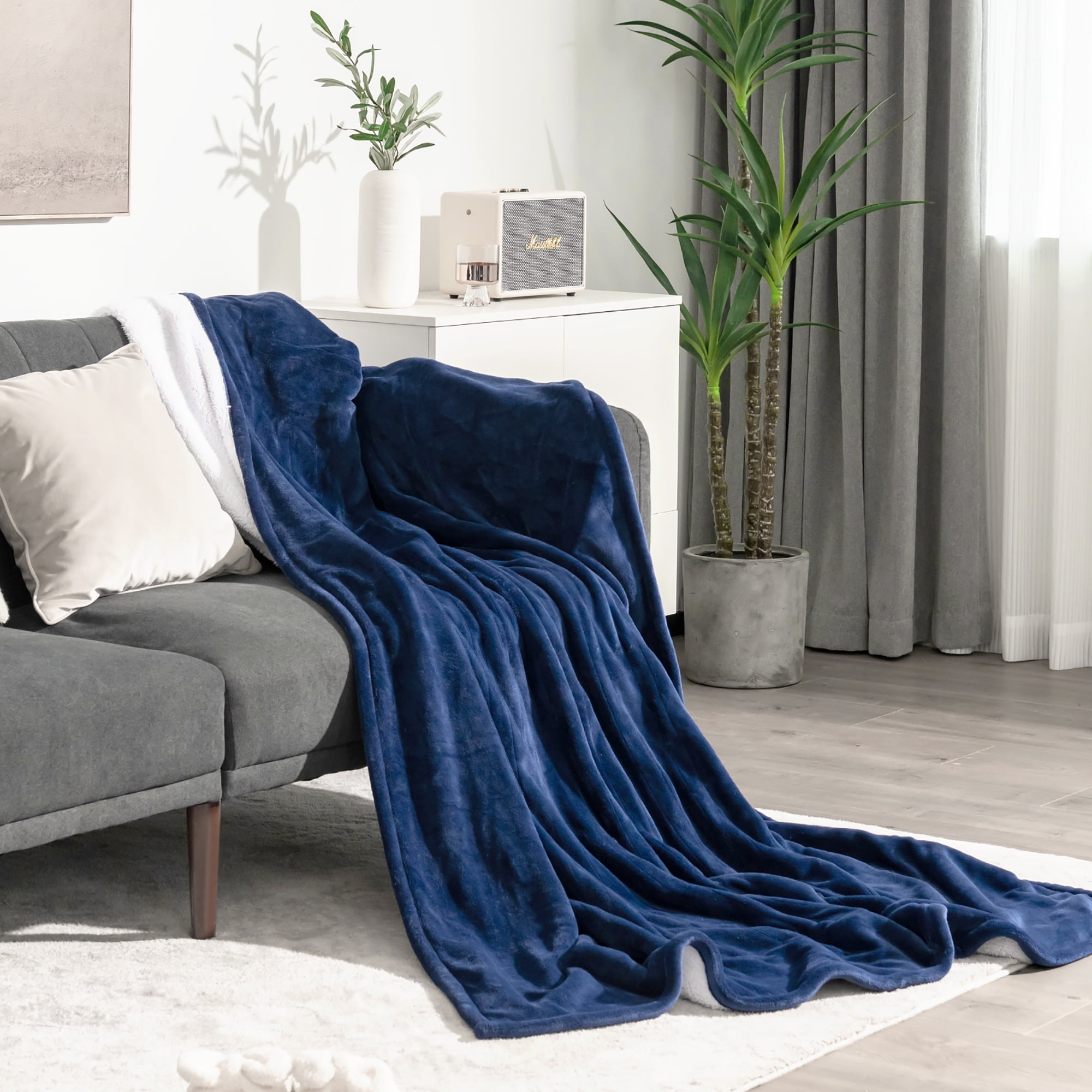 Costway Heated Blanket Throw w/5 Heating Levels 10 Hours Auto-Off 84'' x  62'' - Walmart.com