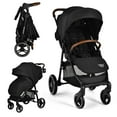 thumbnail image 1 of Costway High Landscape Baby Stroller Pushchair with Expandable & Footmuff Canopy 20 lbs 0-3 Years Black, 1 of 10