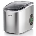 thumbnail image 1 of Costway Ice Maker Machine Countertop Automatic Ice Maker 27 LBS/24 Hrs w/ Scoop & Basket Sliver, 1 of 9