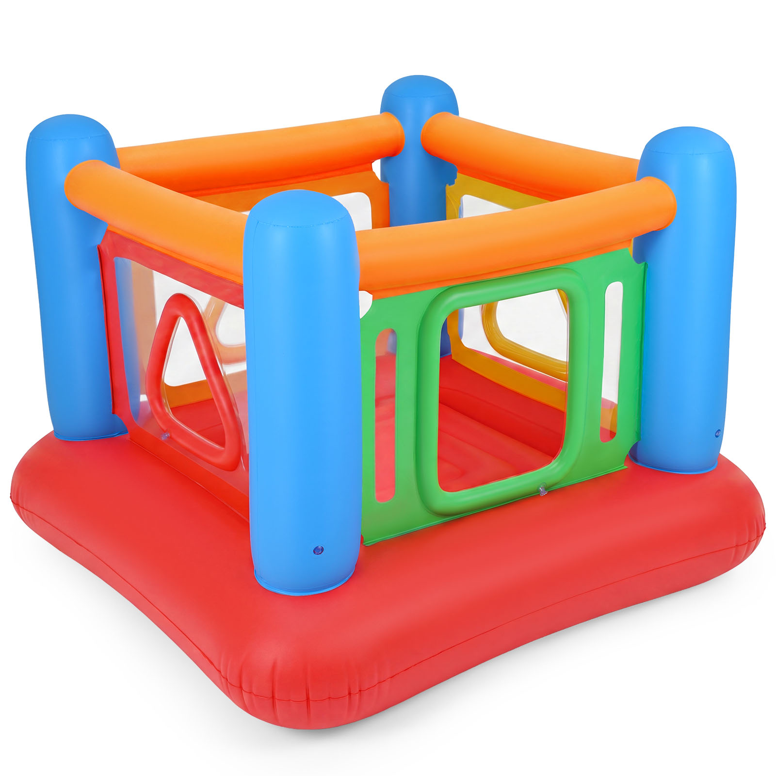 Costway Inflatable Bounce House For Kids Blow Up Jumping House With Transparent Side Walls Red Blue Orange: Quick Guide for Smart Shoppers