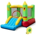 thumbnail image 1 of Costway Inflatable Bounce House with 480W Blower Slide Jumping Area & Basketball Hoop, 1 of 10