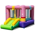 thumbnail image 1 of Costway Inflatable Bounce Castle with Jumping Area Slide & Basketball Game Blower Excluded, 1 of 10