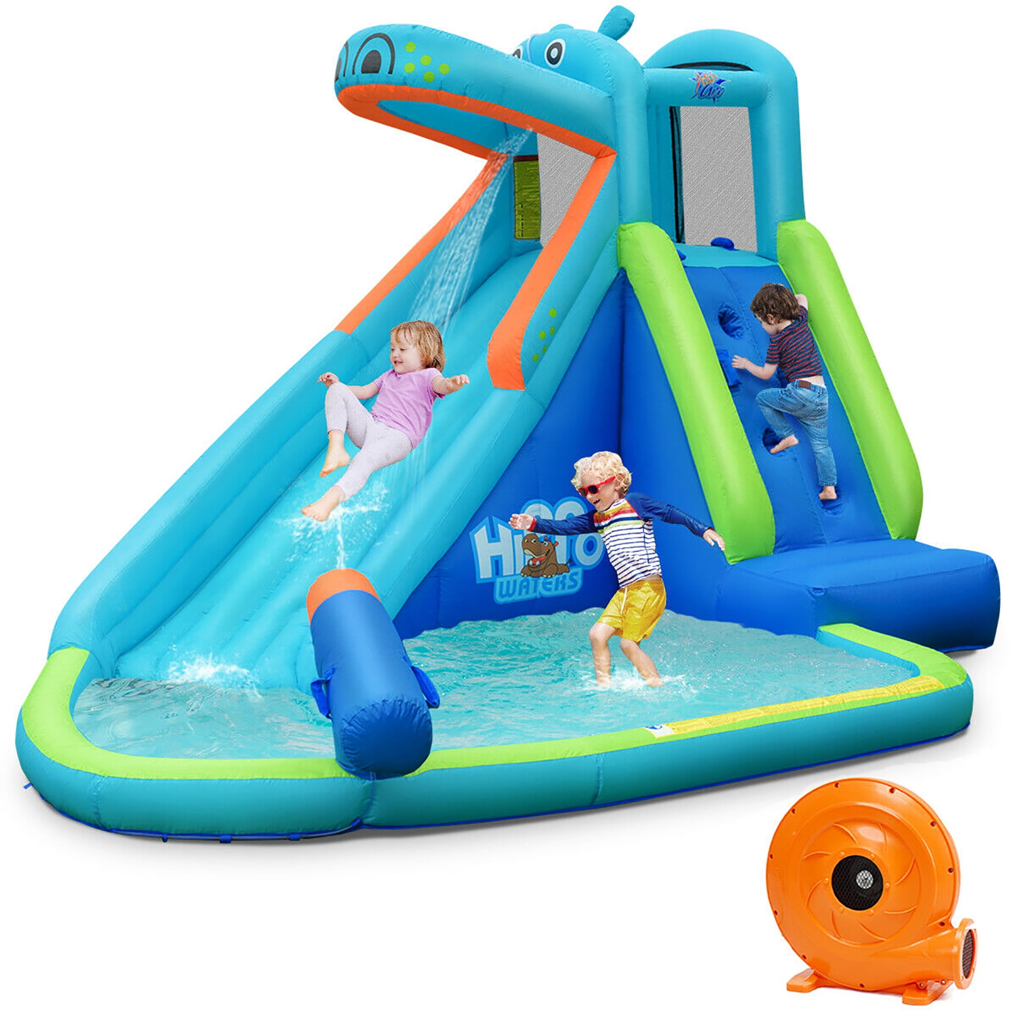 bebop spin combo large bouncy castle and water slide TentandTable Giant Inflatable Bounce House with Slide, Rainbow making it perfect for family get 29' Red & Purple Marble