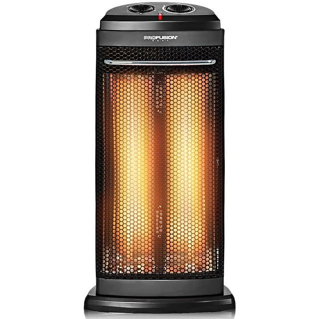Costway Infrared Electric Quartz Heater Living Room Space Heating Radiant Fire Tower