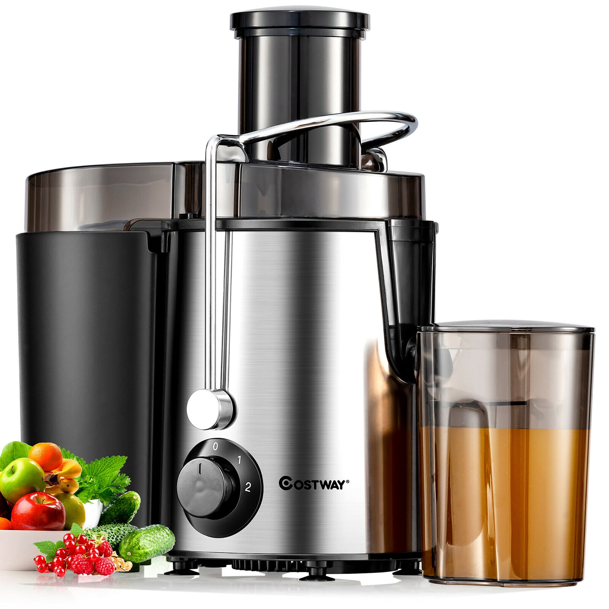  COSTWAY Electric 5-in-1 Professional Food Processer and Juicer  Combo, 800W Powerful Motor with 2-Speed, Food Grade Material includes Wide  Mouth Centrifugal Juicer, Smoothie Blender, Blender, Chopper Grinder, Meat  Grinder and Dough