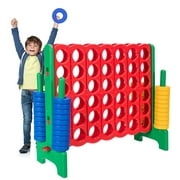 Costway Jumbo 4-to-Score 4 in A Row Giant Game Set for Family Green