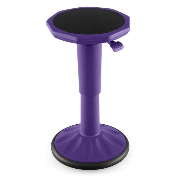 Costway Kids Active Motion Stool Ergonomic Wobble Chair with Adjustable Height Purple
