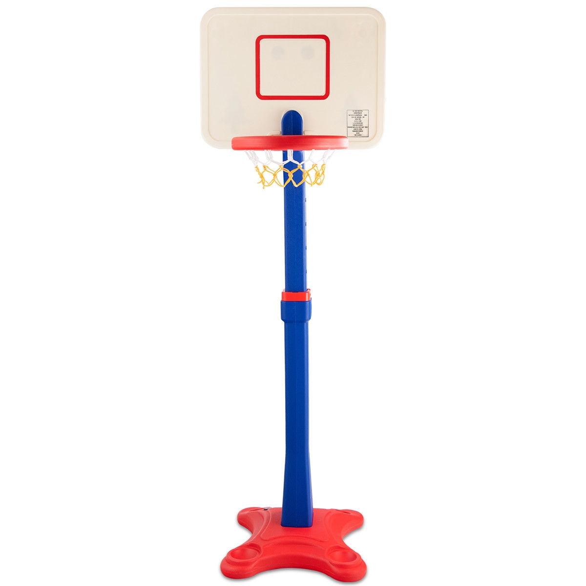 Costway Junior Rim Goal Child's Basketball Set, Adjustable Height 63