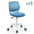 thumbnail image 1 of Costway Kids Desk Chair Ergonomic Swivel Children Mesh Study Height Adjustable Blue, 1 of 7