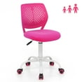 thumbnail image 1 of Costway Kids Desk Chair Ergonomic Swivel Children Mesh Study Height Adjustable Rose, 1 of 7