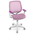 thumbnail image 1 of Costway Kids Desk Chair Swivel Mesh Children Computer Chair with Adjustable Height Purple, 1 of 10