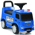 thumbnail image 1 of Costway Kids Ride On Push Police Car Licensed Mercedes Benz Push and Ride Racer, 1 of 12