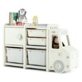 thumbnail image 1 of Costway Kids Toy Storage Organizer Toddler Playroom Furniture w/ Plastic Bins Cabinet Gray, 1 of 10