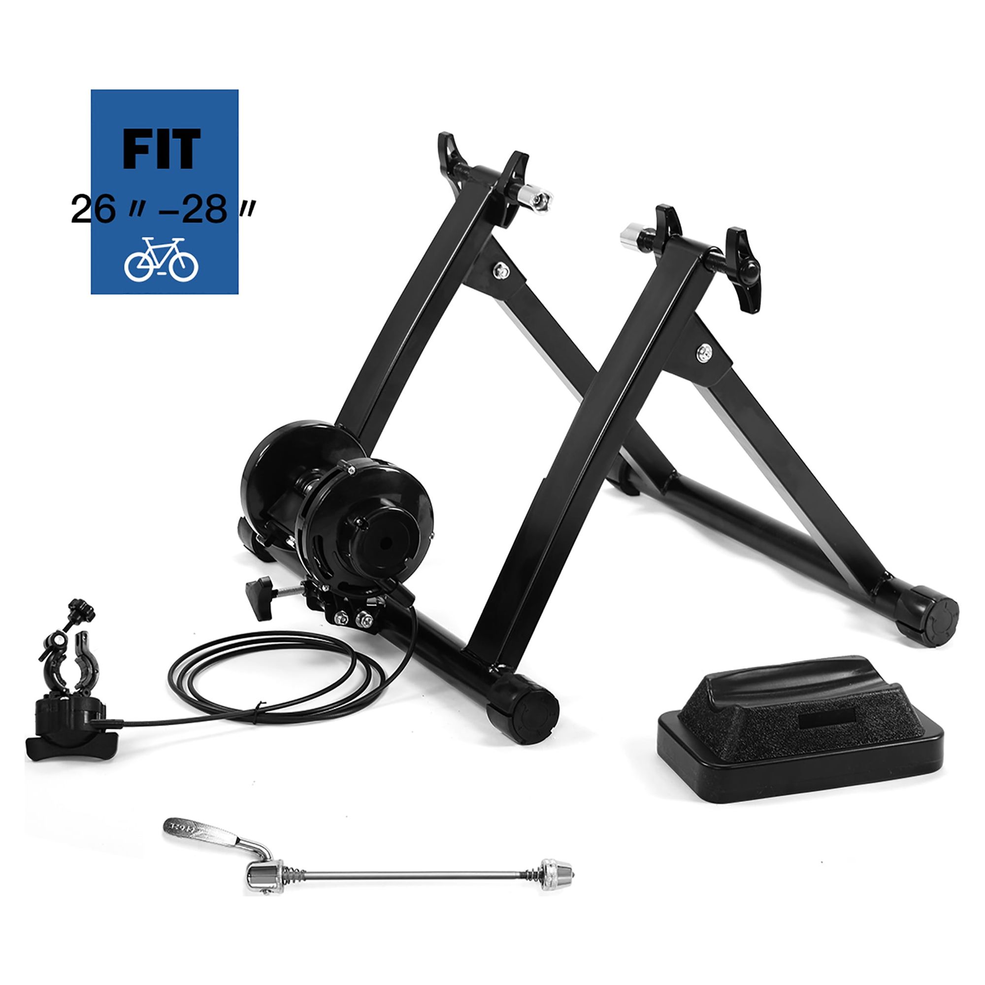 Costway Magnetic Indoor Bicycle Bike Trainer Exercise Stand 8 Levels of Resistance - image 1 of 8