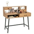 thumbnail image 1 of Costway Makeup Vanity Table Computer Writing Desk Storage with Drawer Shelf Industrial, 1 of 10