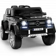 thumbnail image 1 of Costway Mercedes Benz 12V Electric Kids Ride On Car RC Remote Control W/Trunk Black, 1 of 7