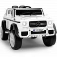 thumbnail image 1 of Costway Mercedes Benz 12V Electric Kids Ride On Car RC Remote Control W/Trunk White, 1 of 9