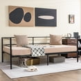 thumbnail image 1 of Costway Metal Twin Daybed with Headboard, Black, 1 of 10