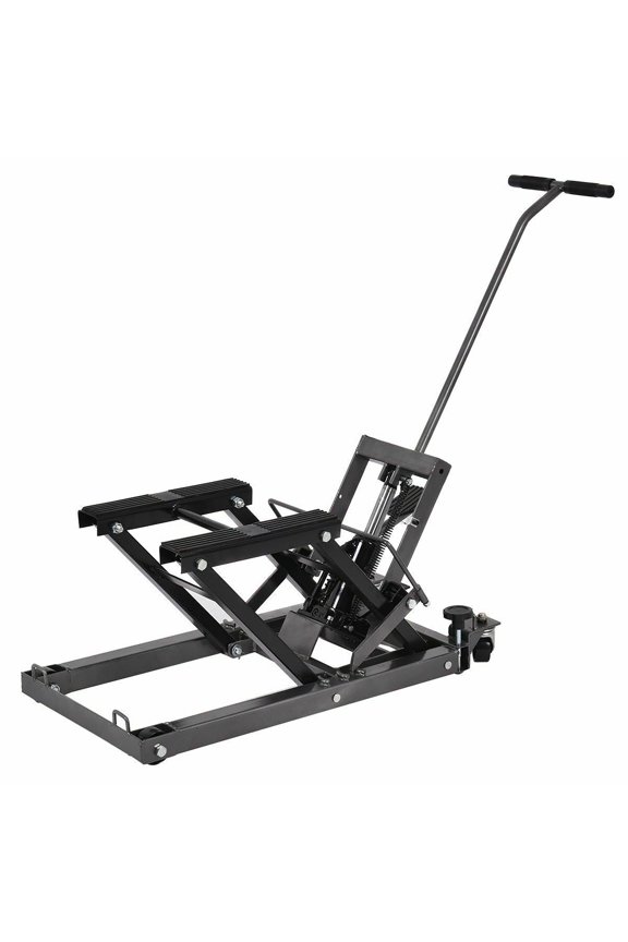 Motorcycle ATV Jack Lift Stand Quad Dirt Street Bike Hoist 1500 Lbs