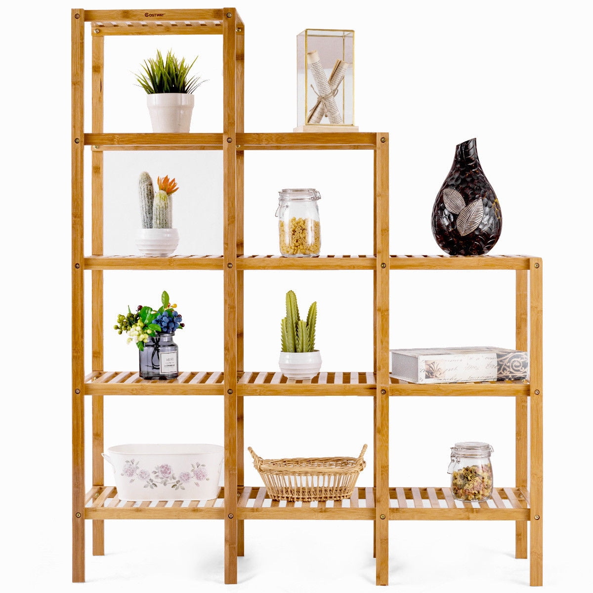 Buy Wholesale China Multi-function Bamboo Shelf With Removable Dividers-  Spice Rack, Floating Shelf, Or Drawer Organizer & Bamboo Shelf at USD 2