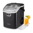 thumbnail image 1 of Costway Nugget Ice Maker Countertop with Audible Ice Full Alarm, Ready in 6 Mins for Home Black, 1 of 10