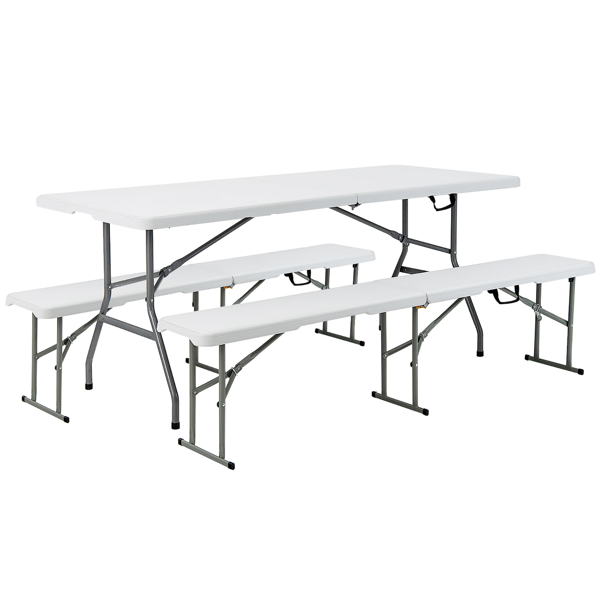 Costway Outdoor Camping Table Folding LIGHTWEIGHT Picnic Long Table set ...