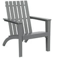 thumbnail image 1 of Costway Patio Adirondack Chair Acacia Wood Lounge Armrest Garden Deck Gray, 1 of 9