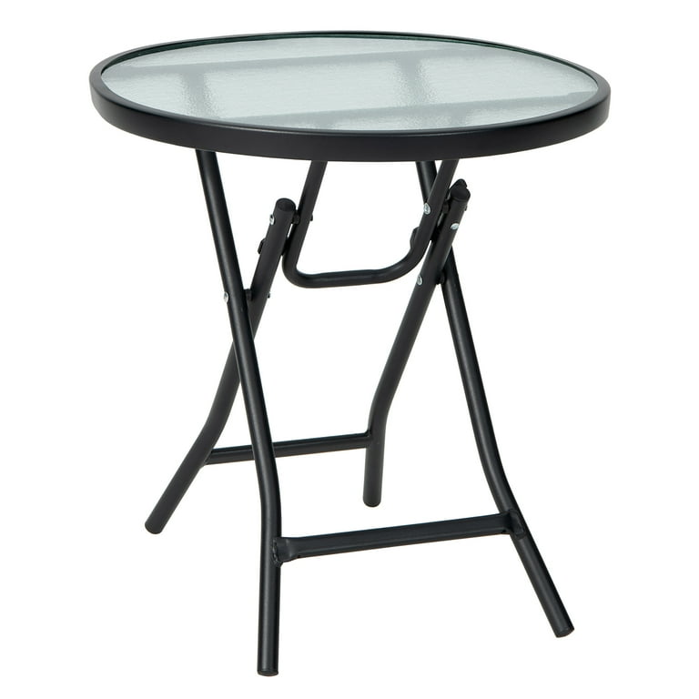 Folding patio side table discount