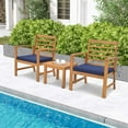 thumbnail image 1 of Costway Patio Outdoor Conversation Sets, Navy Blue, 1 of 9